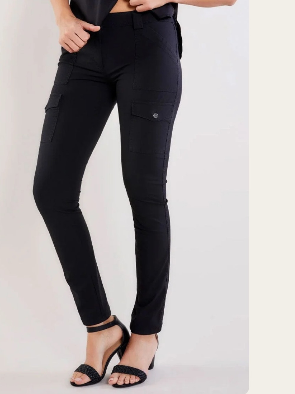 Anatomie Kate Black Cargo Pants